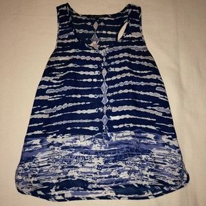 Fun Patterned Lightweight Racer Back Tank Top